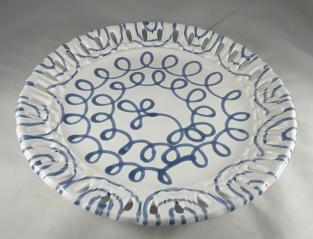 Gmundner Keramik-Platte mit Ausschnitt 30 cm